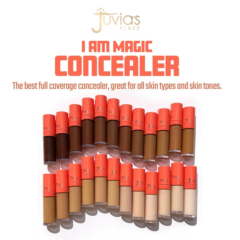 Juvia's Place I Am Magic Liquid Concealer - J22 Light with Warm Golden Undertone / 0.34 fl oz, Full Coverage, Hydrating, Waterproof Makeup, Long Wear Concealer - Image 2